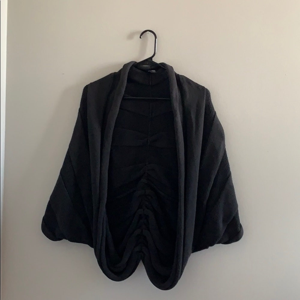 Black cardigan
